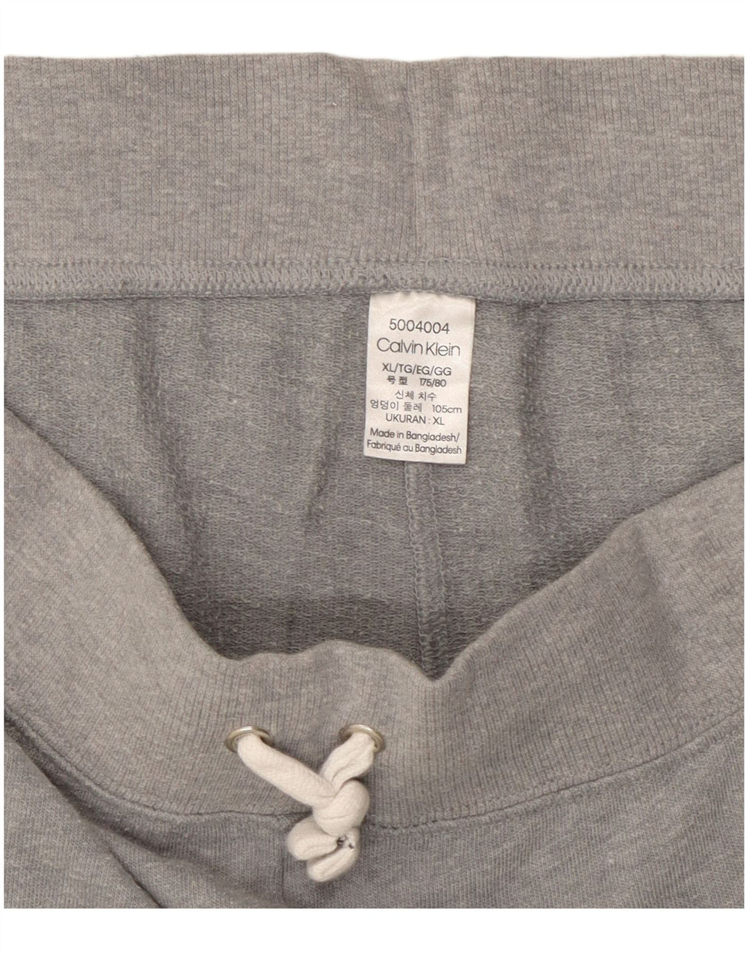 CALVIN KLEIN Pantalones de chándal para mujer Joggers ES 40 XL Gris jaspeado