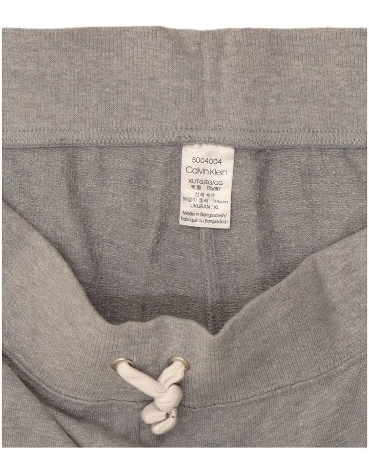 CALVIN KLEIN Pantalones de chándal para mujer Joggers ES 40 XL Gris jaspeado