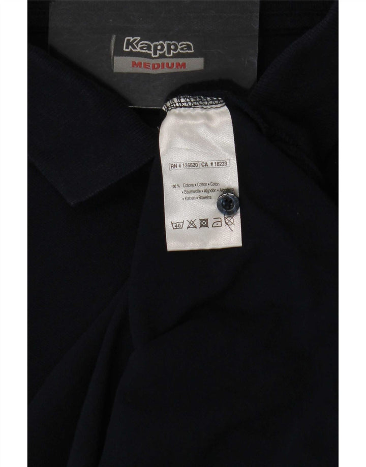 Polo Kappa Hombre Algodón Azul Marino Mediano