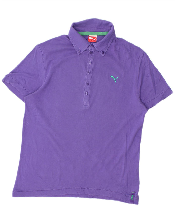 Polo Puma Hombre Algodón Morado Medio