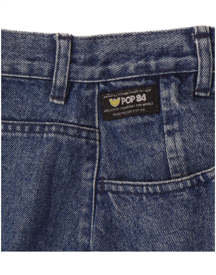 POP 84 Falda vaquera para mujer IT 46 Grande W28 Algodón azul