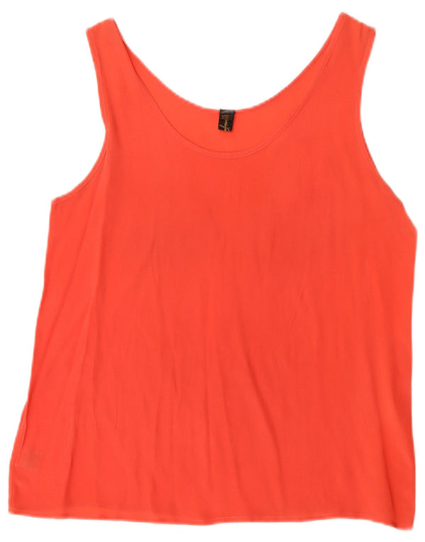 Blusa vintage sin mangas para mujer Top IT 40 Pequeño Rojo