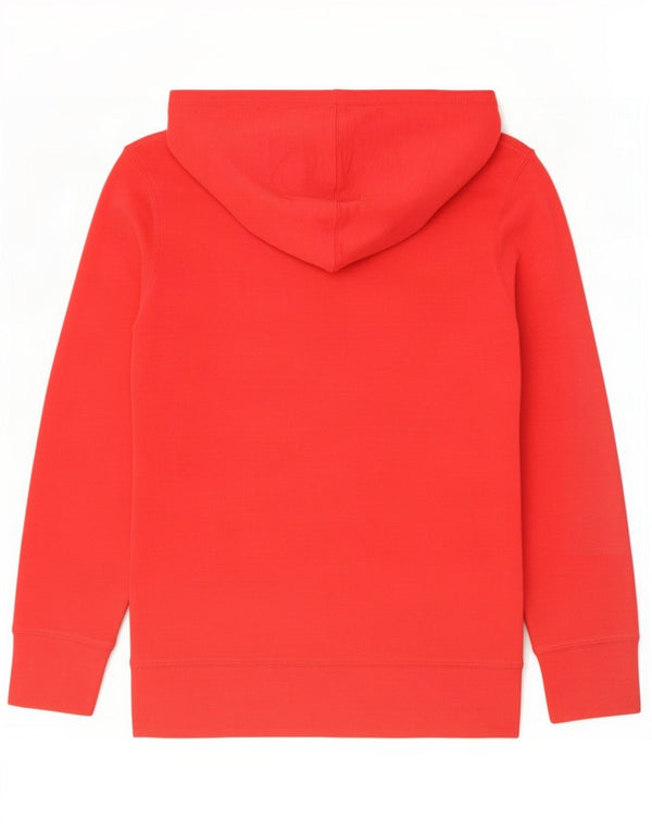 Tommy Hilfiger Sudadera con capucha para niñas 12-13 años Grande Rojo Algodón