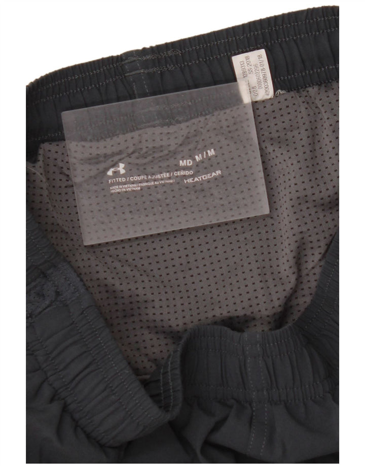 UNDER ARMOUR Pantalones cortos deportivos Heat Gear para hombre Gris medio Colorblock