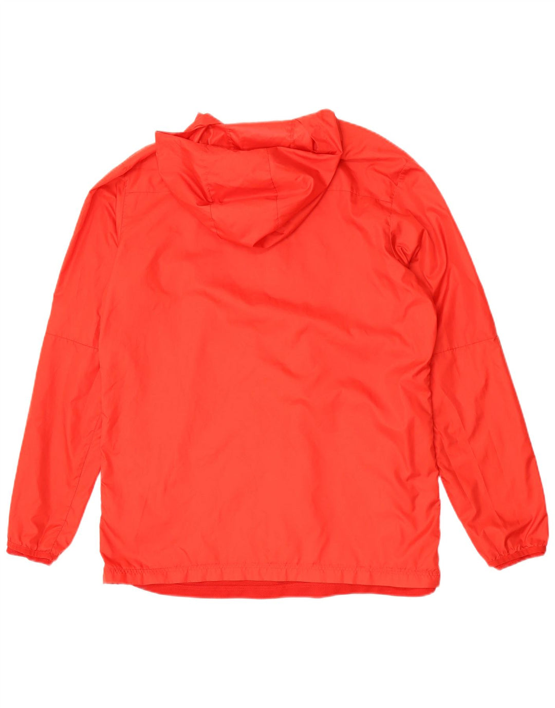 Nike - Chaqueta impermeable con capucha para hombre, talla 40, poliéster rojo grande