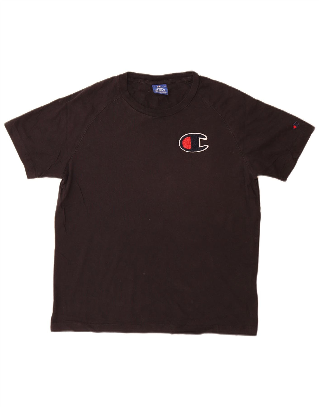 Champion Camiseta gráfica para hombre Top Small Black Cotton