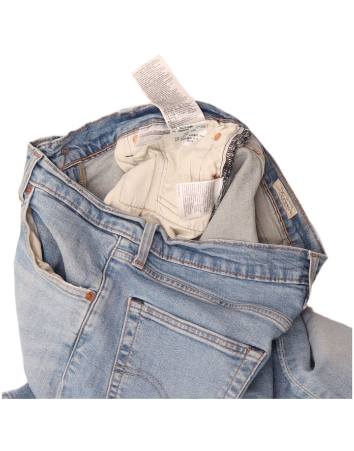 Levi's Hombre 512 Slim Tapered Jeans W31 L32 Algodón Azul