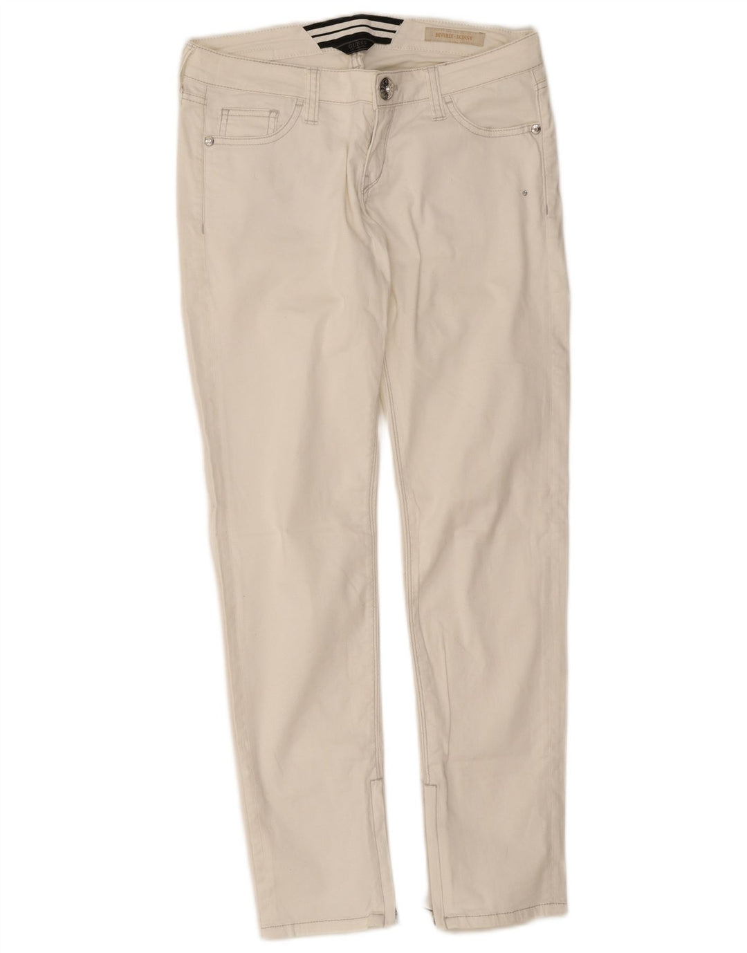 Guess Mujer Beverly Skinny Jeans W28 L28 Blanco