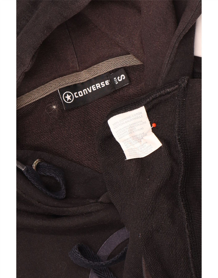 Converse Hombre Graphic Sudadera con Capucha Jersey Pequeño Algodón Negro