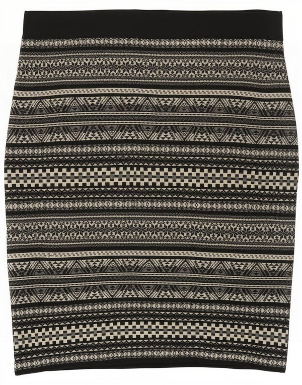 Marks & Spencer Falda lápiz autógrafo para mujer UK 46 Large W38 Negro