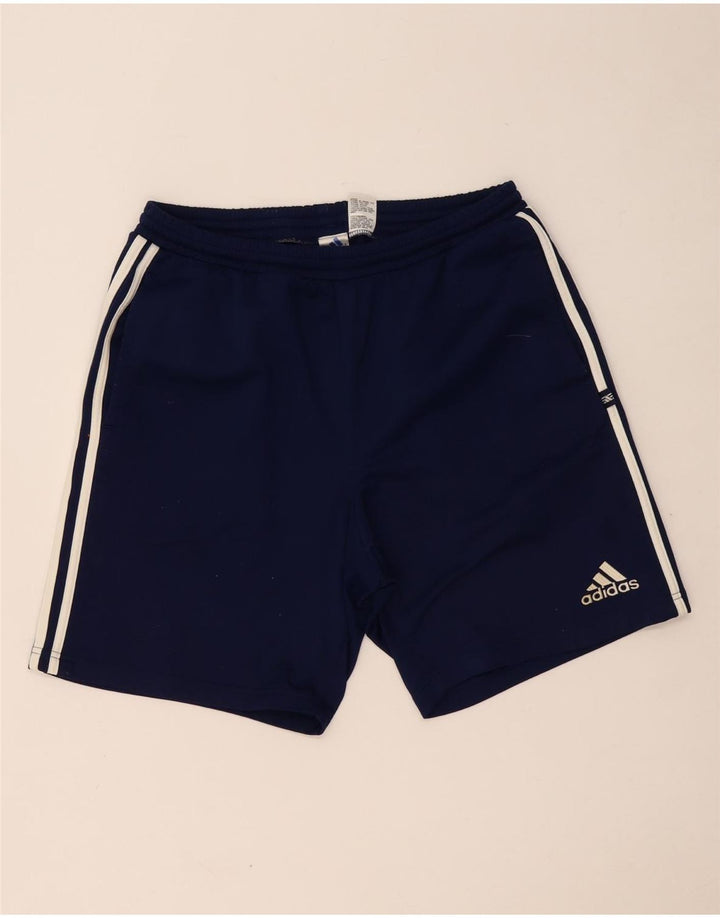 Pantalones cortos deportivos ADIDAS para hombre grande poliéster azul marino