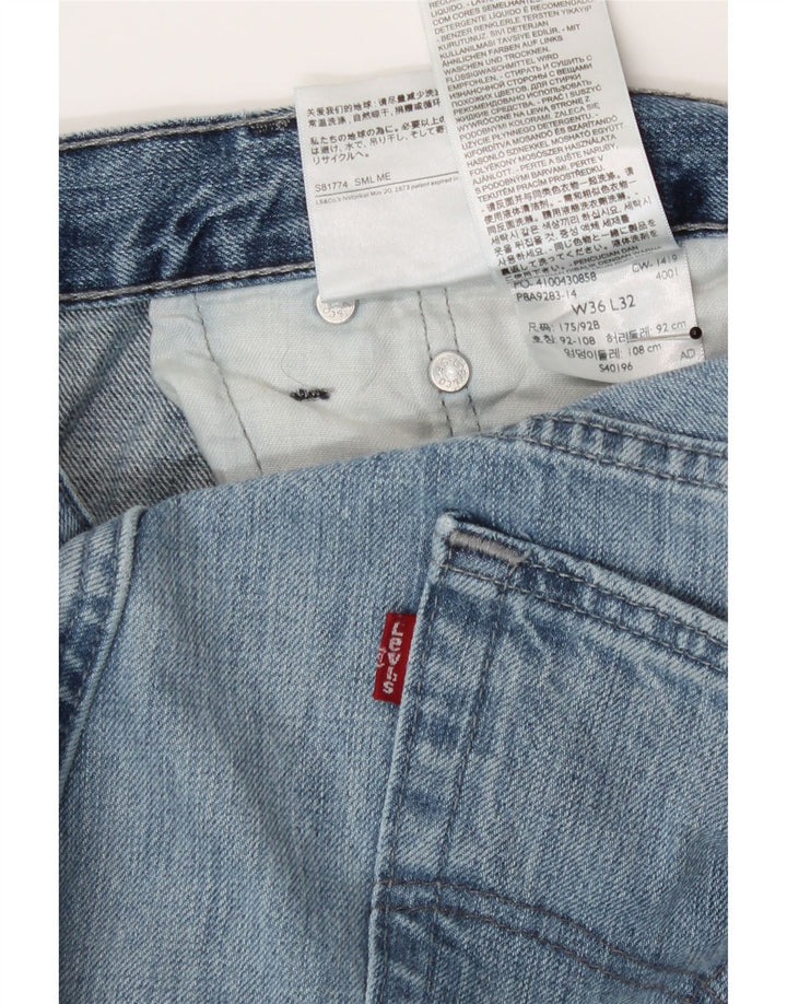 Levi's Vaqueros Rectos Para Hombre W36 L32 Algodón Azul
