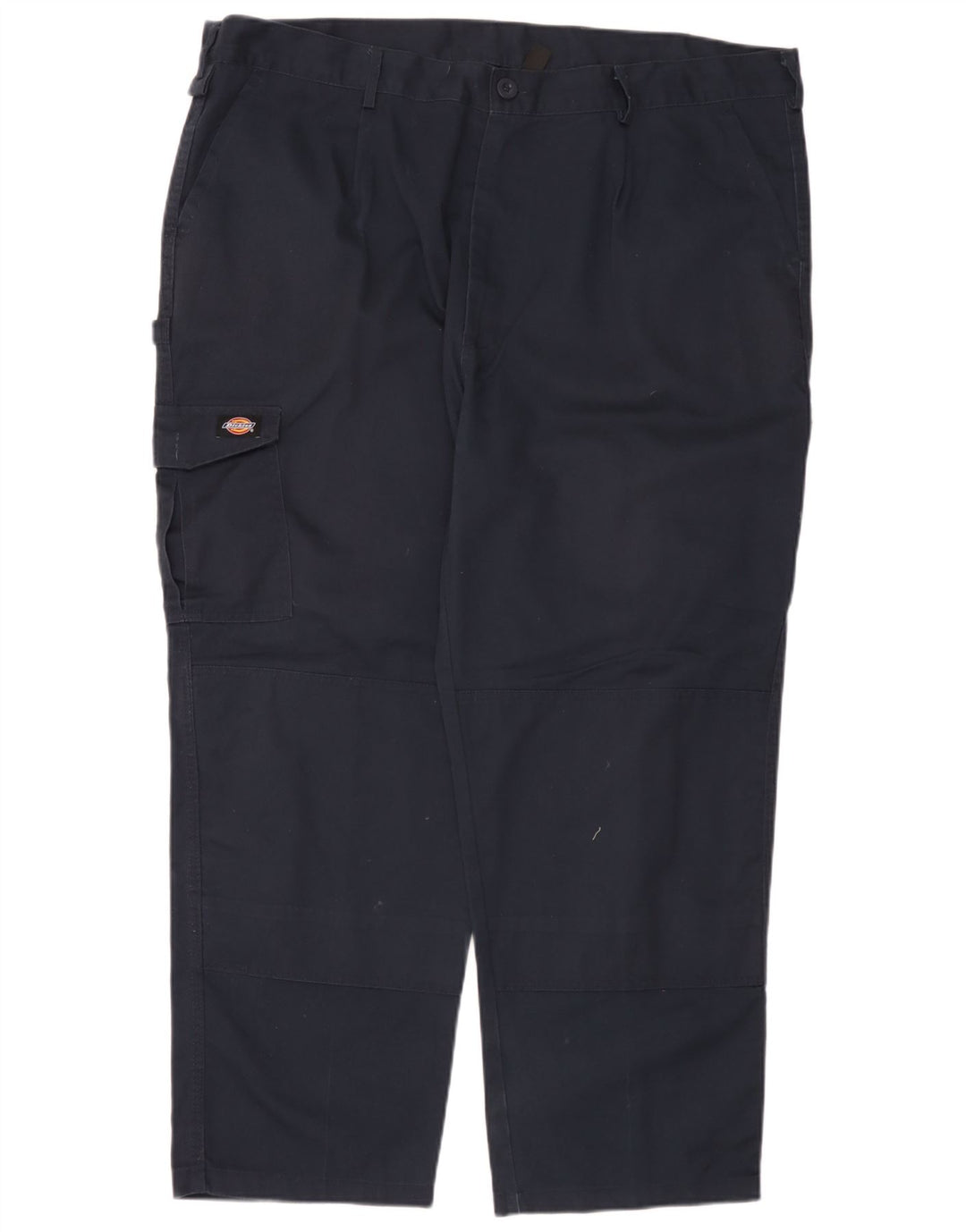 Dickies Pantalón cargo recto para hombre W44 L28 Poliéster azul marino