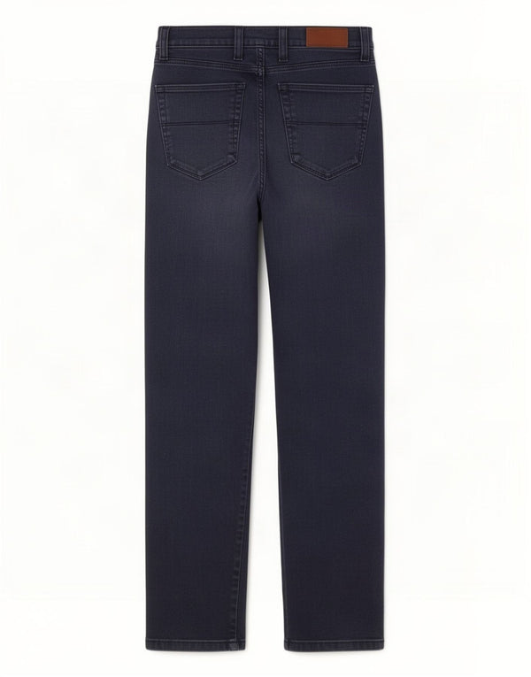 Marks & Spencer Vaqueros rectos regulares para hombre W30 L31 Algodón azul marino