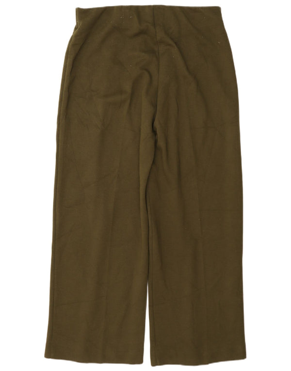 Marks & Spencer Pantalones Casuales Rectos para Mujer UK 46 Large W34 L31 Caqui
