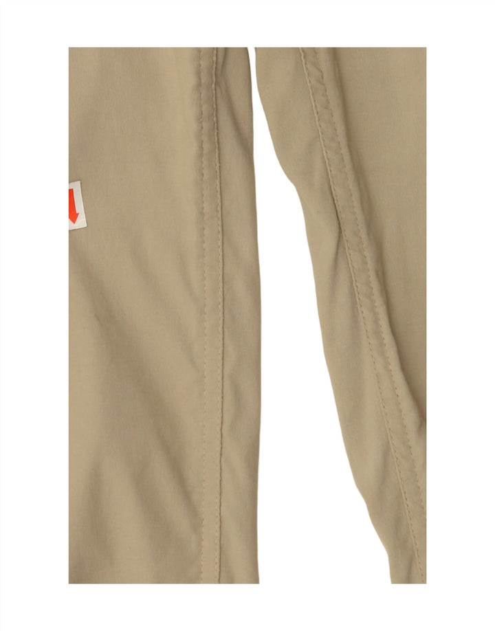 EDDIE BAUER Womens Slim Cargo Trousers US 6 Medium W30 L31 Beige Nylon Vintage Eddie Bauer and Second-Hand Eddie Bauer from Messina Hembry 