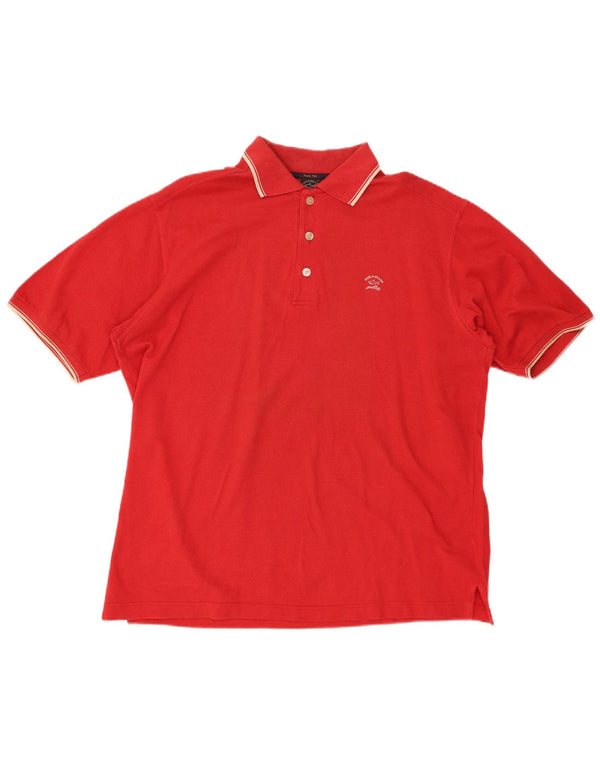 PAUL & SHARK Polo Hombre Rojo Mediano