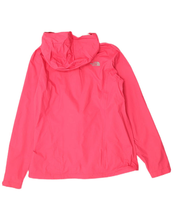 The North Face Chaqueta impermeable con capucha Dryvent para mujer UK 44 Medium Pink Nylon