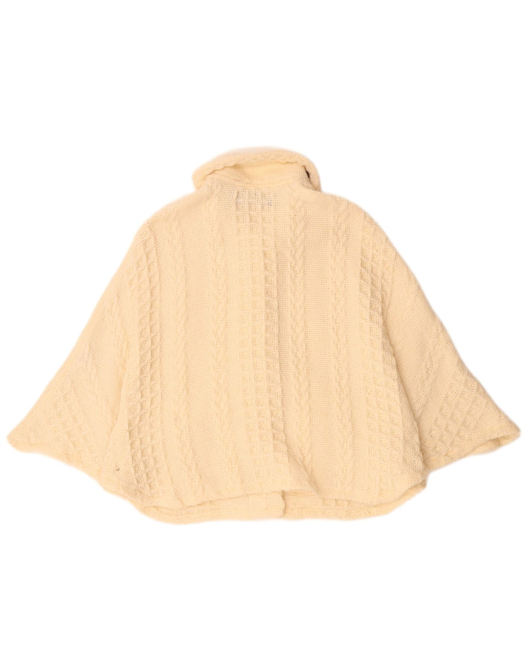 JOHN BRANIGAN Jersey Poncho para Mujer Talla única Blanco Roto