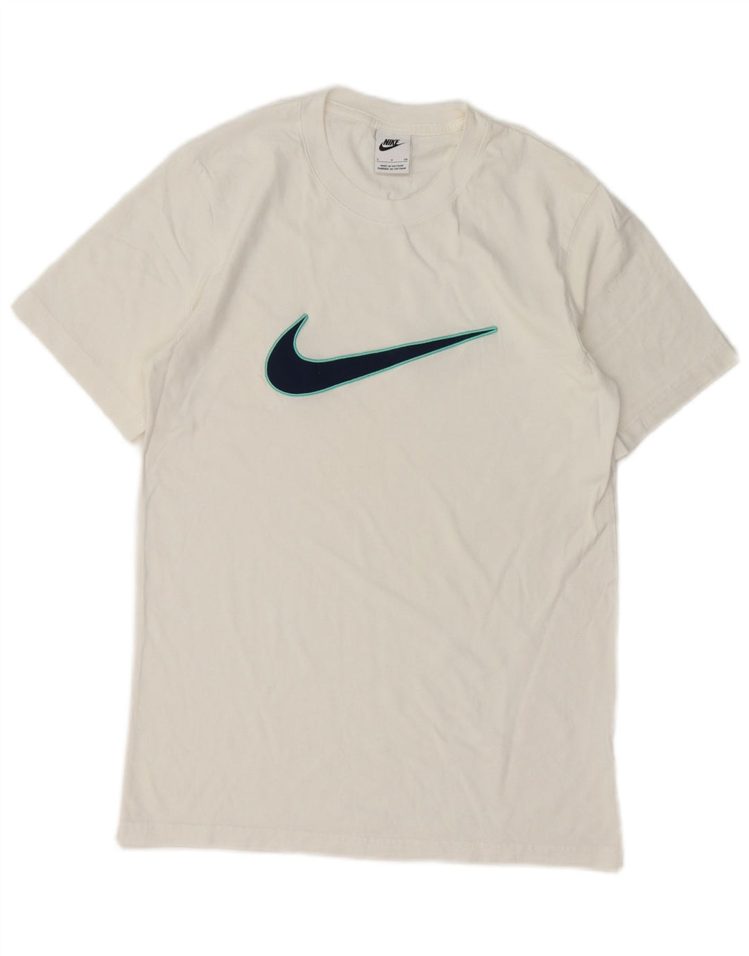 Nike - Camiseta gráfica para hombre, talla pequeña, color blanco