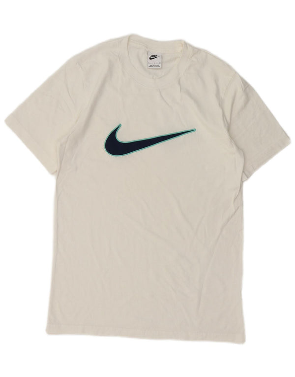 Nike - Camiseta gráfica para hombre, talla pequeña, color blanco