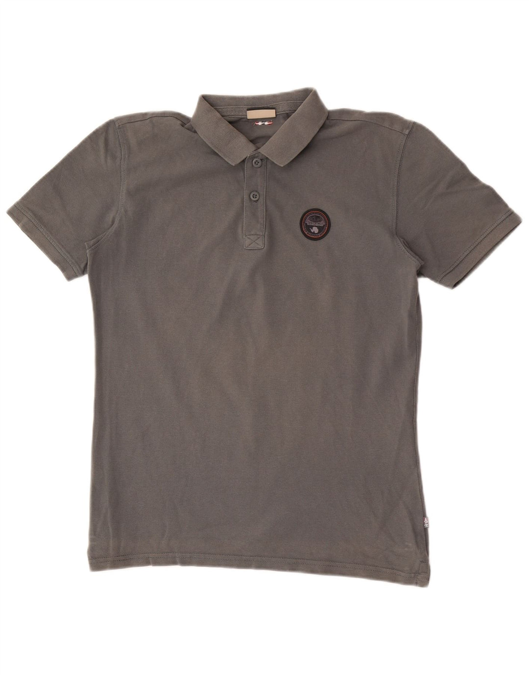 Napapijri Polo Geographic para hombre pequeño gris