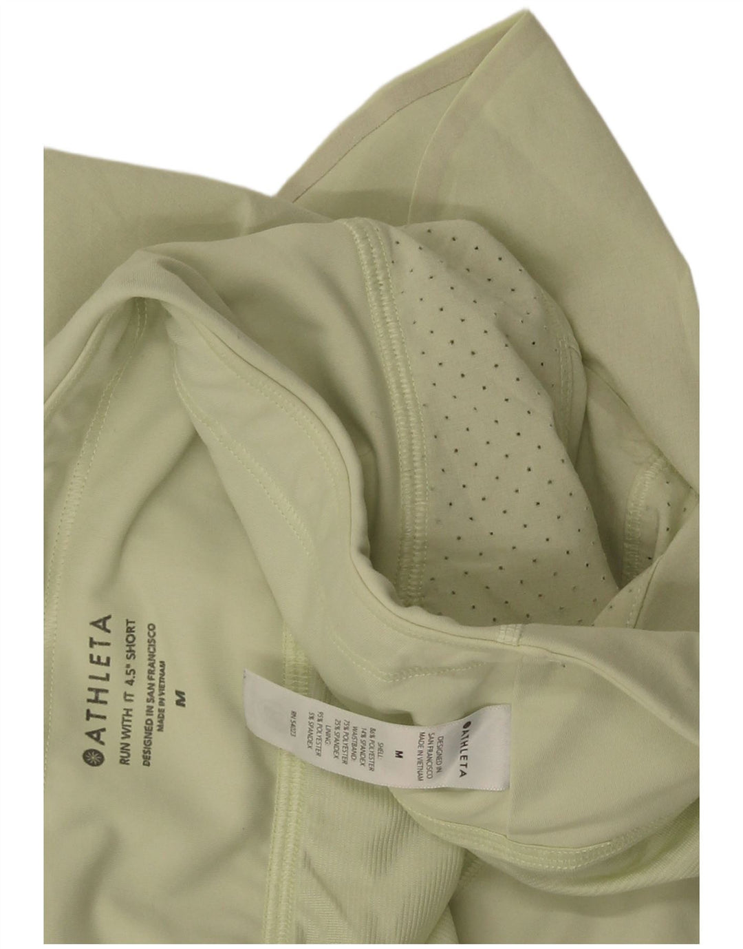 Athleta Pantalones cortos deportivos para mujer UK 44 Poliéster verde medio