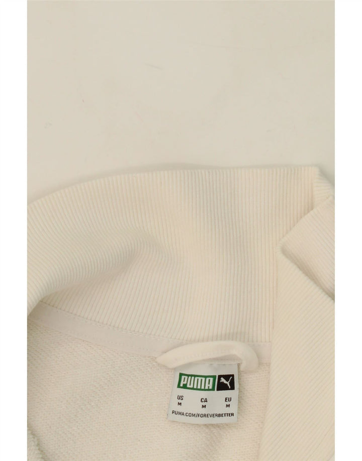 PUMA Womens Full Tracksuit UK 14 Medium Off White Cotton Vintage Puma and Second-Hand Puma from Messina Hembry 