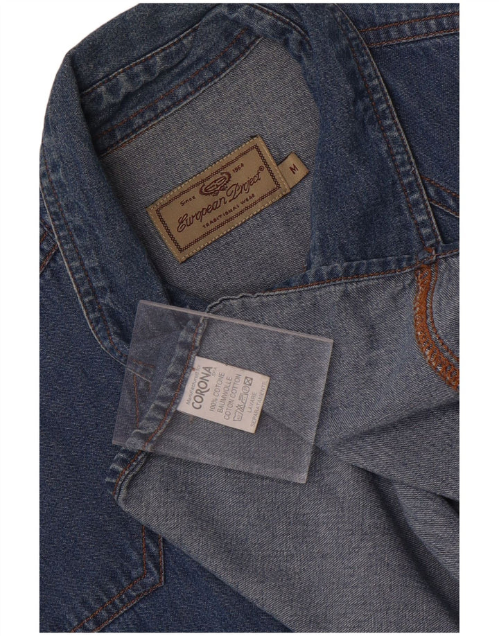 Camisa vaquera para hombre de European Project Algodón azul medio