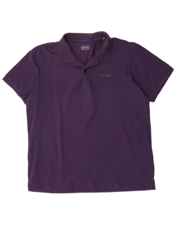 Polo Lotto Hombre 2XL Algodón Morado