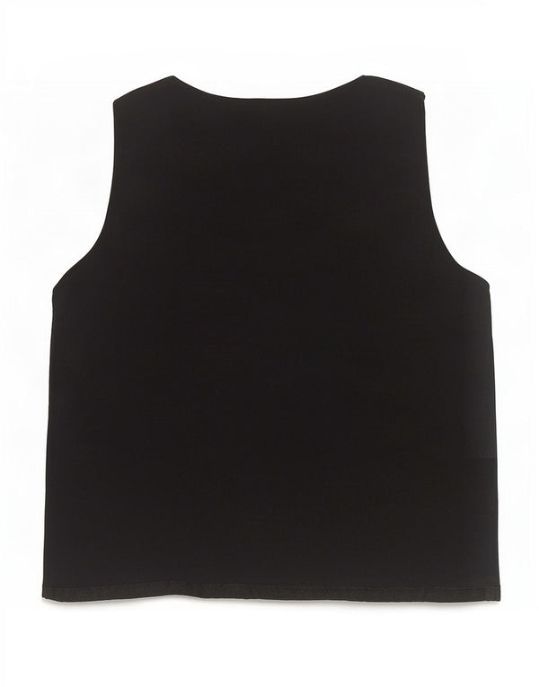 Marks & Spencer - Camiseta sin mangas para mujer, talla 40, talla mediana, viscosa negra