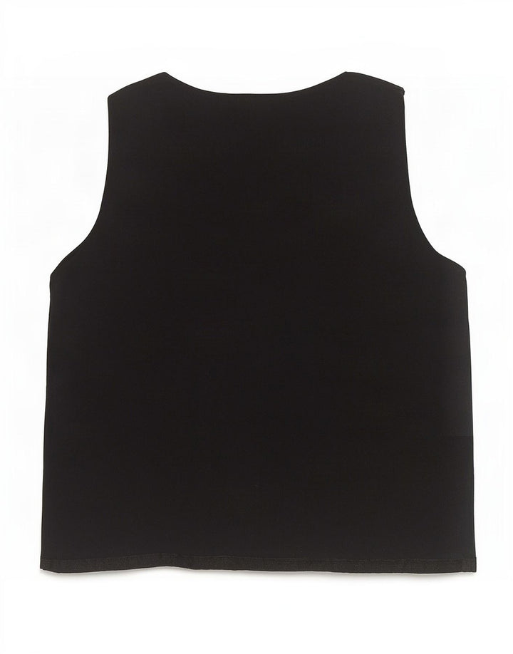 Marks & Spencer - Camiseta sin mangas para mujer, talla 40, talla mediana, viscosa negra