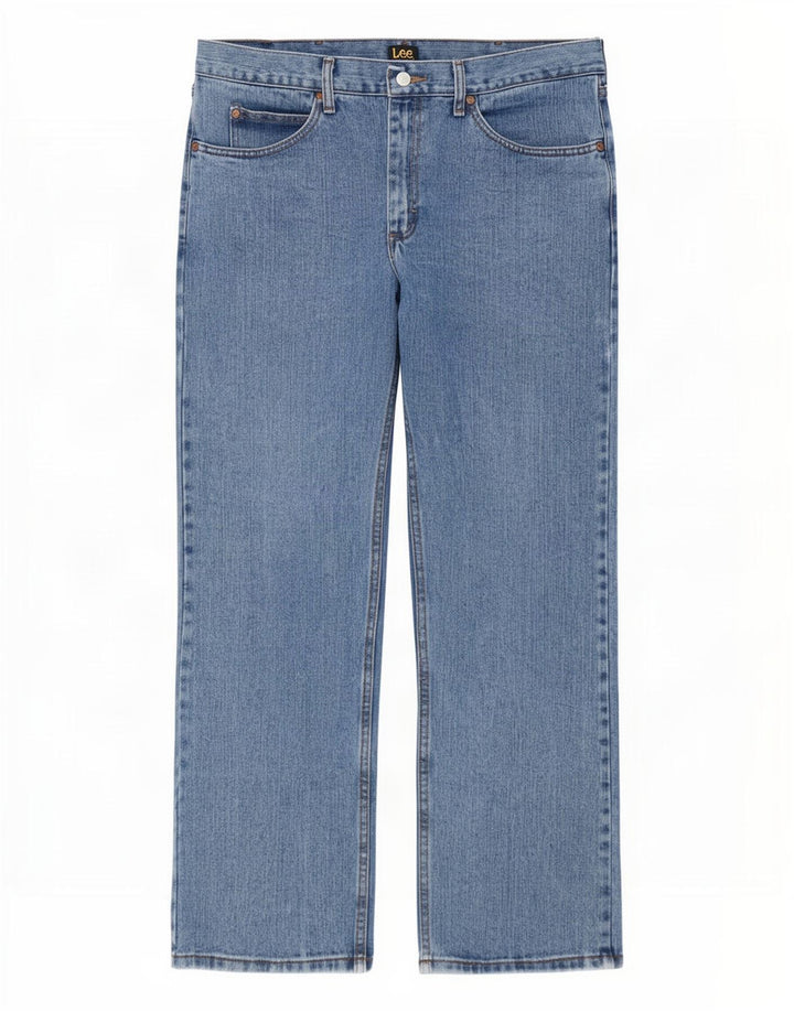 Vaqueros rectos Lee para hombre W36 L32 Algodón azul