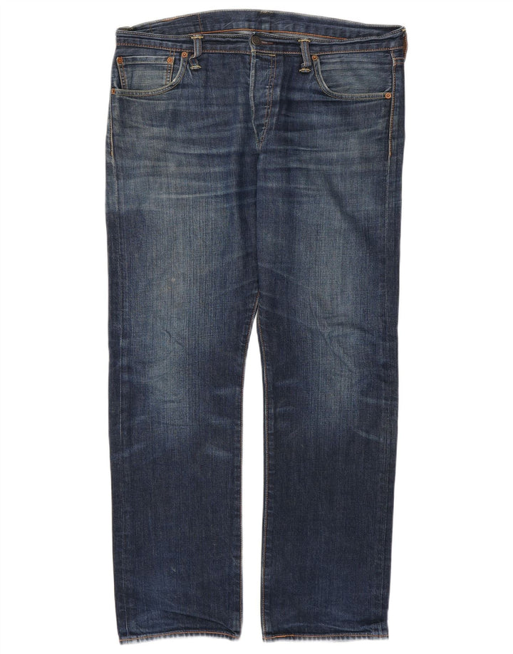 LEVI'S Jeans rectos 501 para hombre W34 L30 Algodón azul