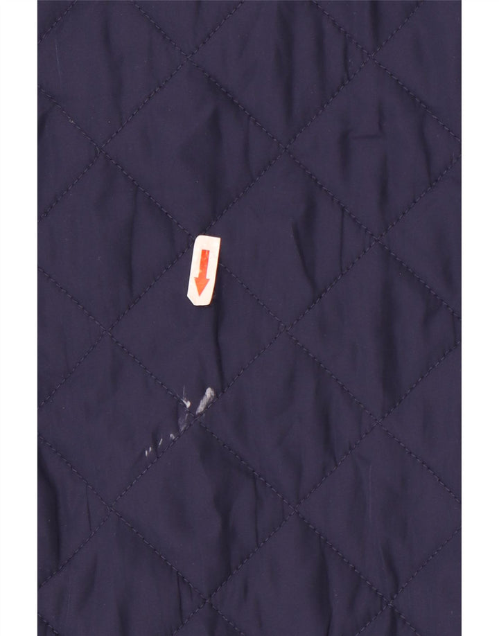 Monsoon Abrigo acolchado para mujer UK 40 Pequeño Poliéster azul