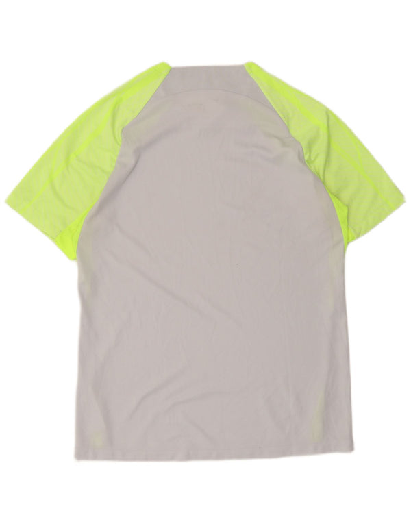 Camiseta Nike Dri Fit Slim para hombre, talla grande, color gris, poliéster