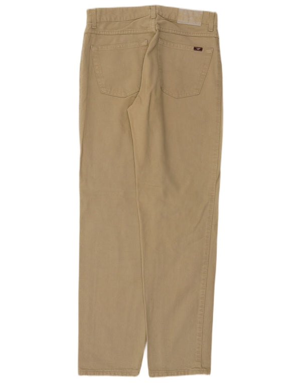 Mustang Pantalones Casuales Rectos para Hombre W31 L32 Algodón Beige