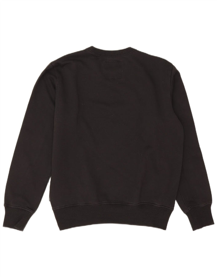 G-Star Hombre Sudadera Gráfica Jersey De Algodón Negro Mediano