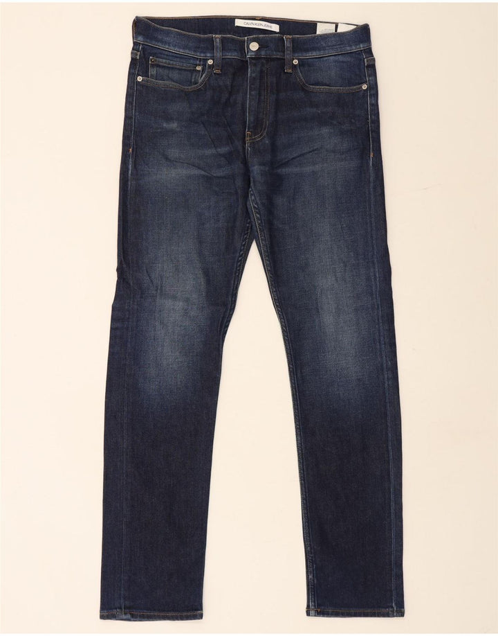 Calvin Klein Jeans ajustados para hombre W32 L32 Algodón azul marino