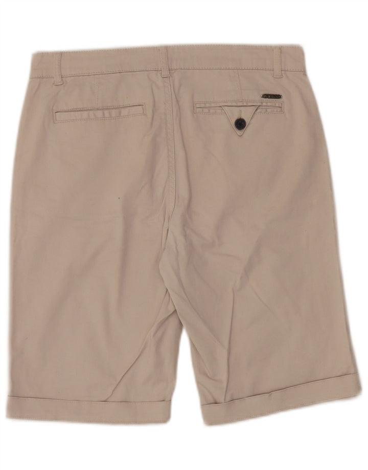 Guess Pantalones cortos chinos para niños 15-16 años XL W30 Algodón beige