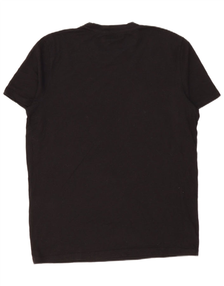 Jack & Jones - Camiseta para hombre, talla grande, color negro, algodón