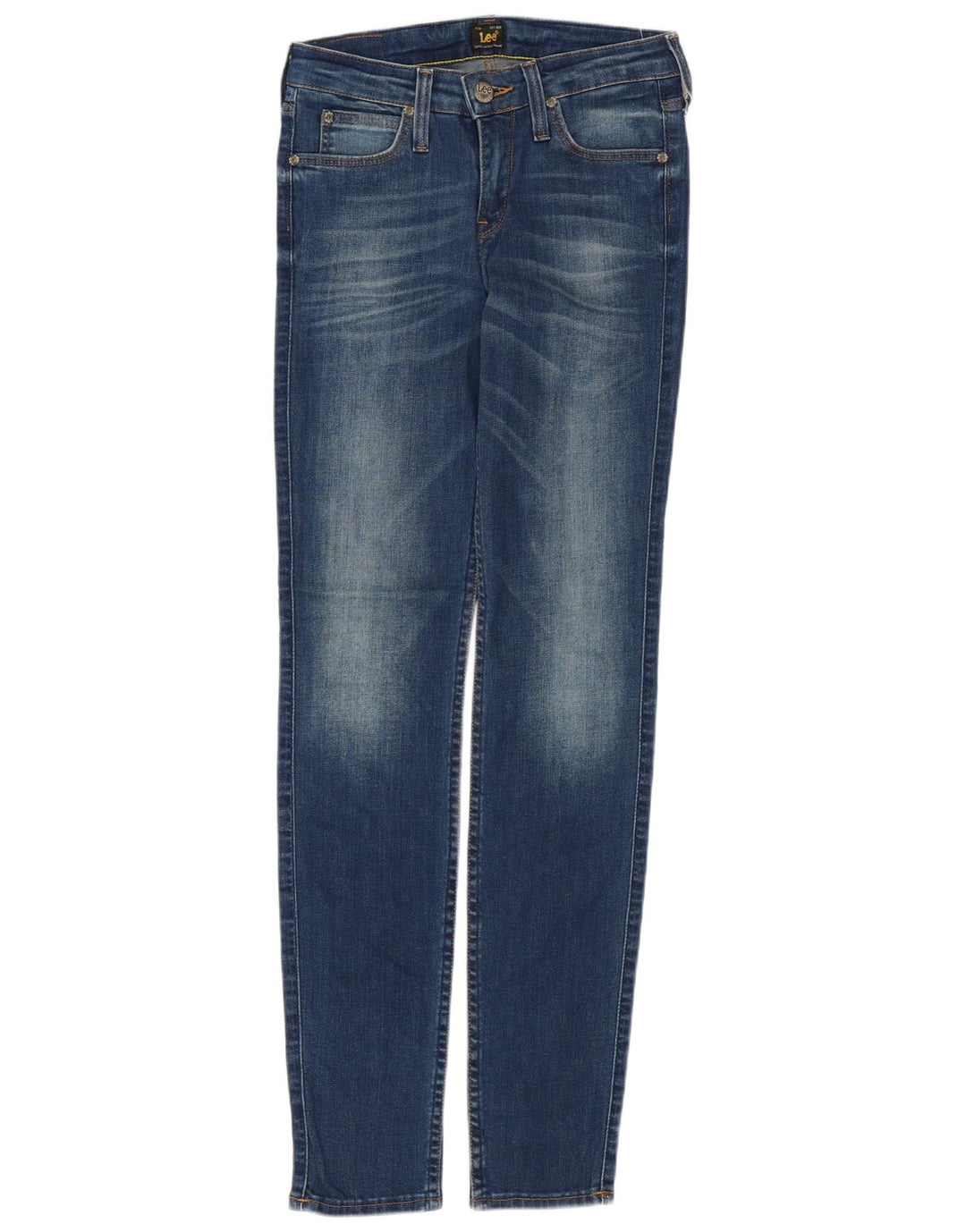Vaqueros Ajustados Lee Mujer W26 L30 Azul