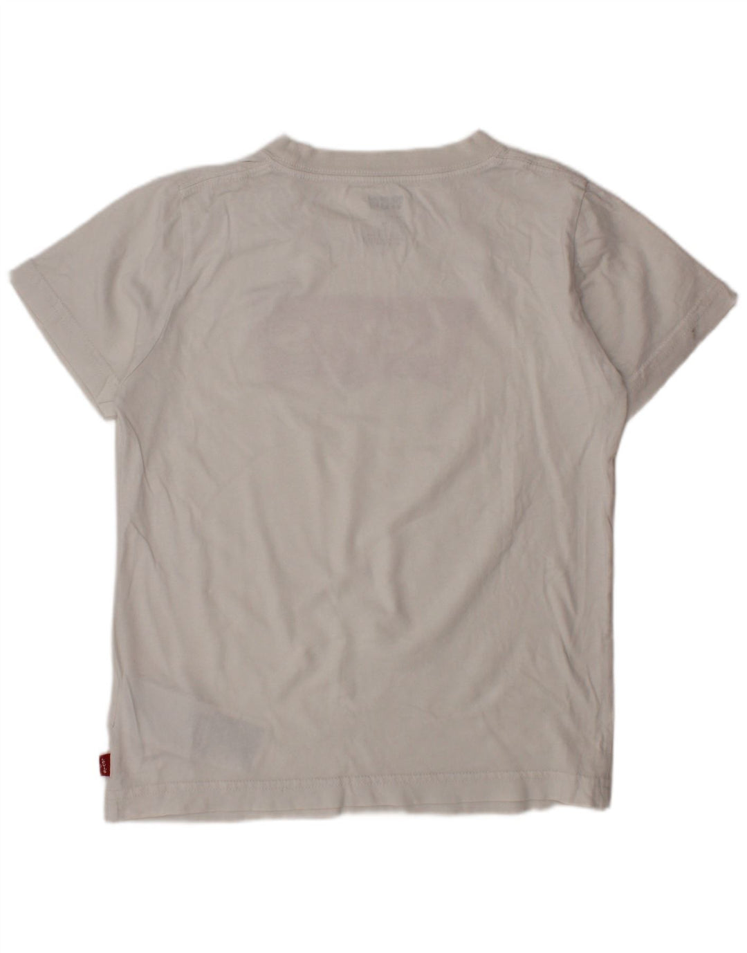 LEVI'S Camiseta gráfica para niño Top 7-8 años Blanco Algodón