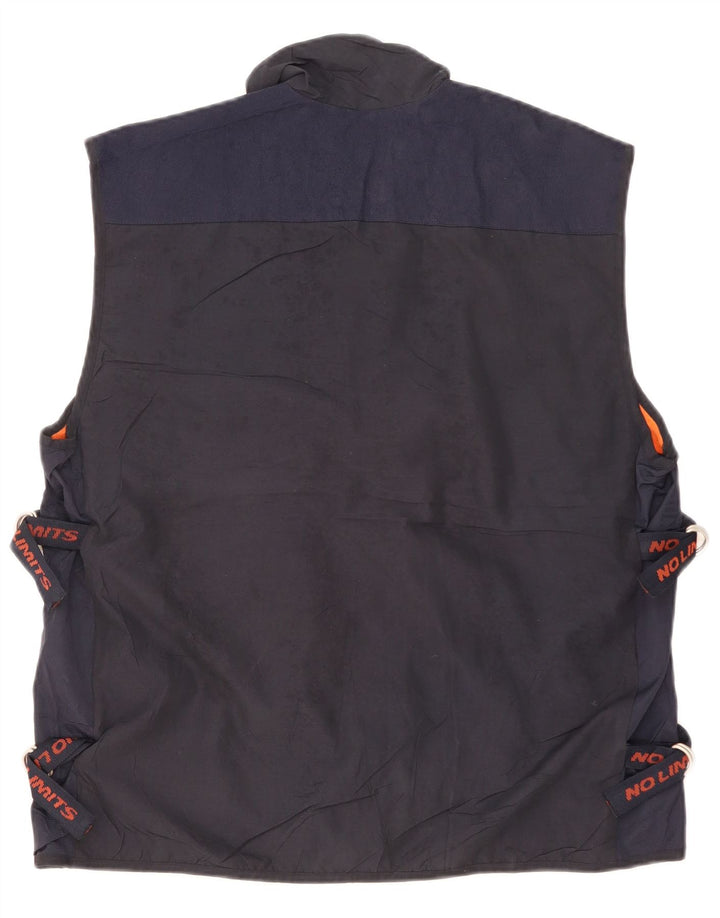 No Limits Chaleco utilitario para hombre UK 40 Grande Poliéster azul marino