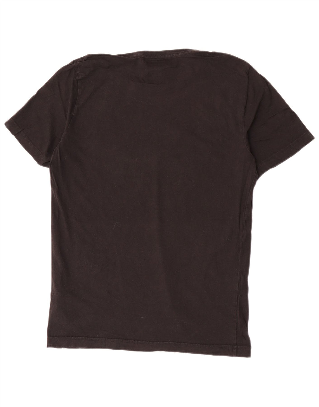 Puma Camiseta gráfica para hombre Top Medium Black Cotton