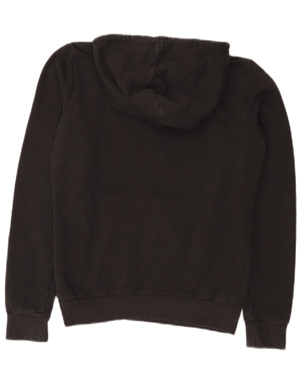 Puma Mujer Graphic Sudadera con capucha Jumper UK 10 Pequeño Algodón Negro