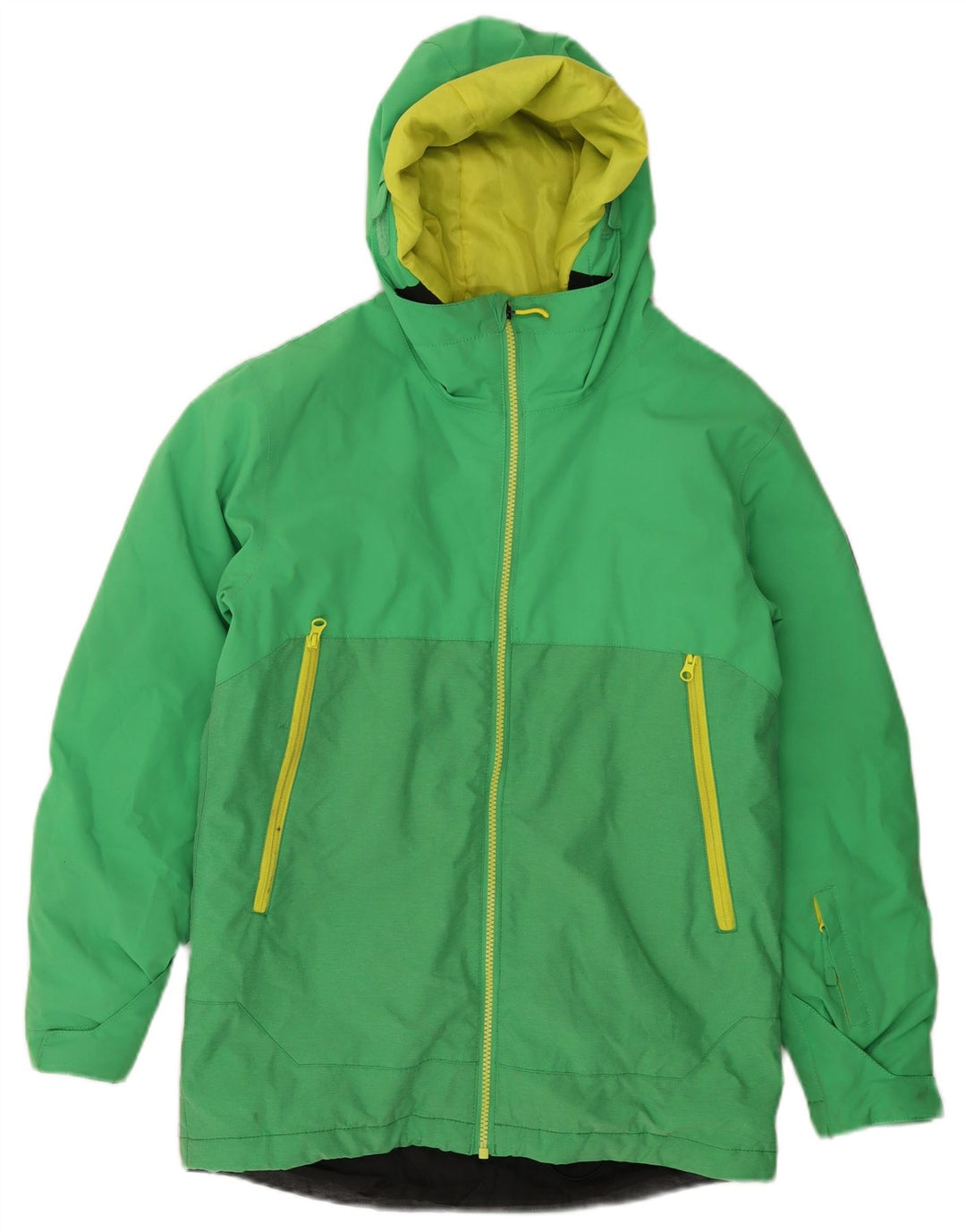 QUIKSILVER Chaqueta cortavientos con capucha para niño 13-14 años XL Nylon verde