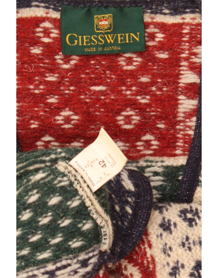Giesswein Cárdigan para Mujer EU 42 Large Multicolor Geométrico