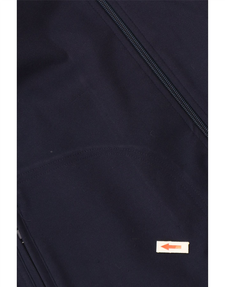 ASICS Hombre Chándal Top Jacket XL Azul Marino Colorblock Poliéster