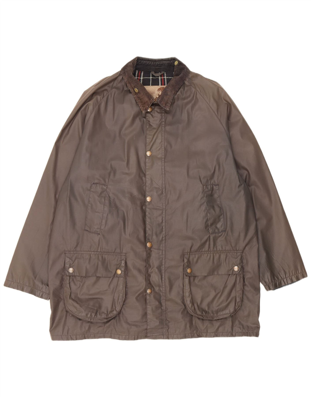 Conbipel Chaqueta de algodón encerado para hombre UK 42 XL Poliéster caqui